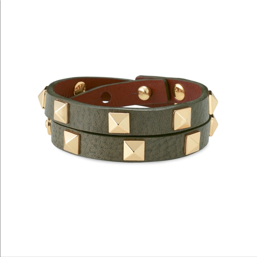 Stella and Dot leather wrap bracelet